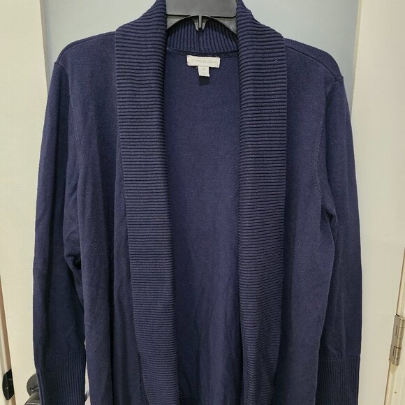 Charter Club Sweaters - Charter Club Open Front Sweater Cardigan – Women’s Plus 2X Navy Blue